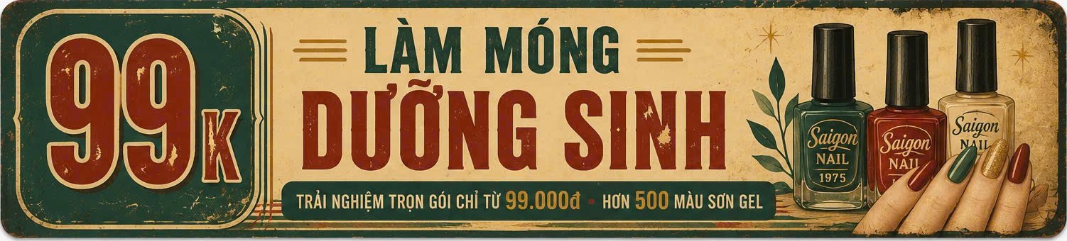 Làm móng dưỡng sinh — chỉ từ 99K, trọn gói, hơn 500 màu sơn gel